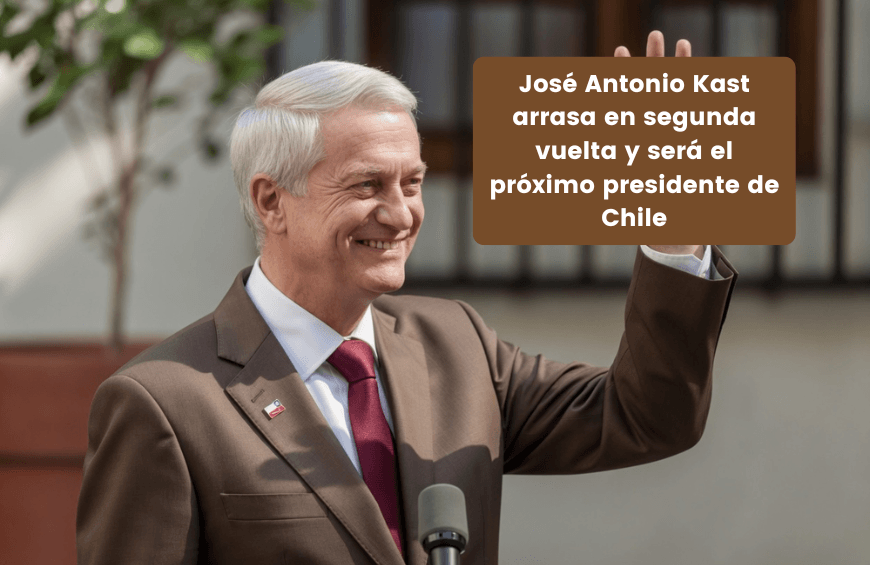 Jose Antonio Kast arrasa segunda vuelta proximo presidente de Chile